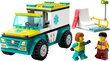 60403 LEGO® City Emergency Ambulance and Snowboarder kiirabiauto ja lumelaudur цена и информация | Klotsid ja konstruktorid | kaup24.ee