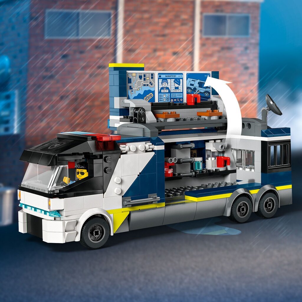 60418 LEGO® City Police Mobile Crime Lab Truck politsei kriminaallabori sõiduk цена и информация | Klotsid ja konstruktorid | kaup24.ee