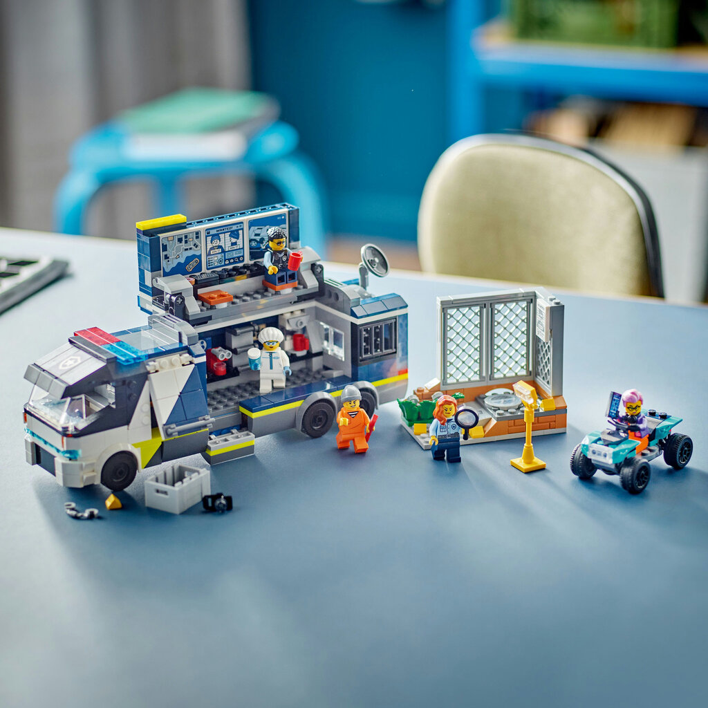 60418 LEGO® City Police Mobile Crime Lab Truck politsei kriminaallabori sõiduk hind ja info | Klotsid ja konstruktorid | kaup24.ee