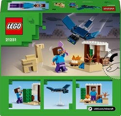 21251 LEGO® Minecraft Steve'i kõrbeekspeditsioon цена и информация | Конструкторы и кубики | kaup24.ee