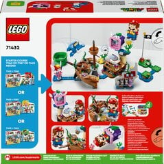 71432 LEGO® Super Mario Dorrie uppunud laeva seiklus – laienduskomplekt цена и информация | Конструкторы и кубики | kaup24.ee