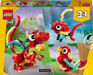 31145 LEGO® Creator Punane draakon hind ja info | Klotsid ja konstruktorid | kaup24.ee