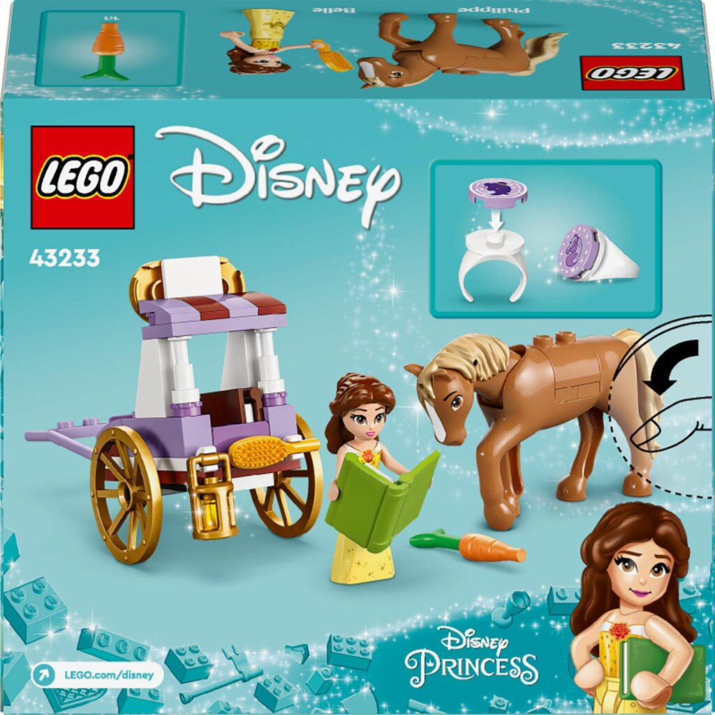 43233 LEGO® Disney Princess Belle muinasjutuline hobusevanker hind ja info | Klotsid ja konstruktorid | kaup24.ee