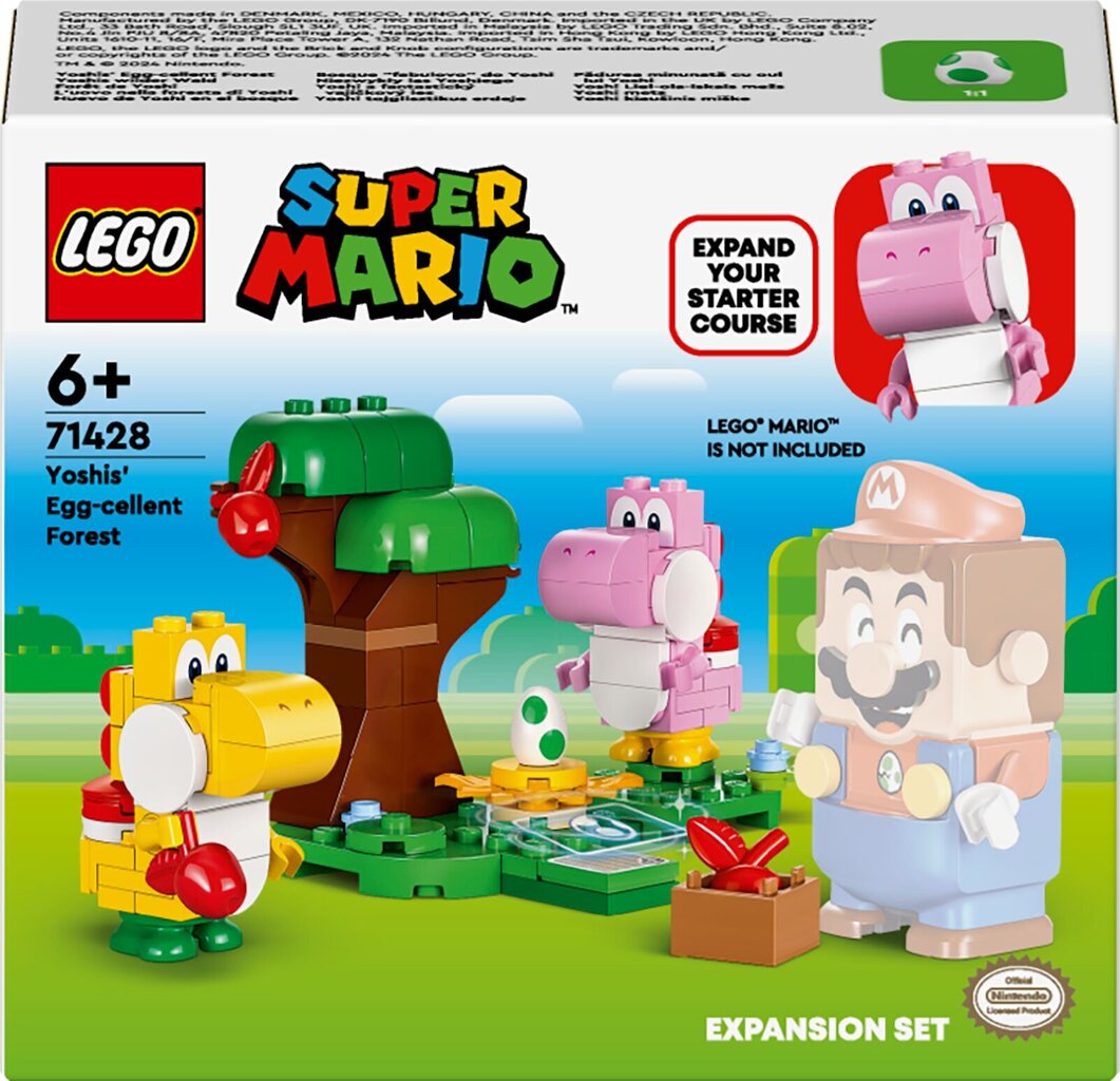 71428 LEGO® Super Mario Yoshis' Egg-cellent Forest Expansion Set– Yoshi metsa boonuskomplekt hind ja info | Klotsid ja konstruktorid | kaup24.ee