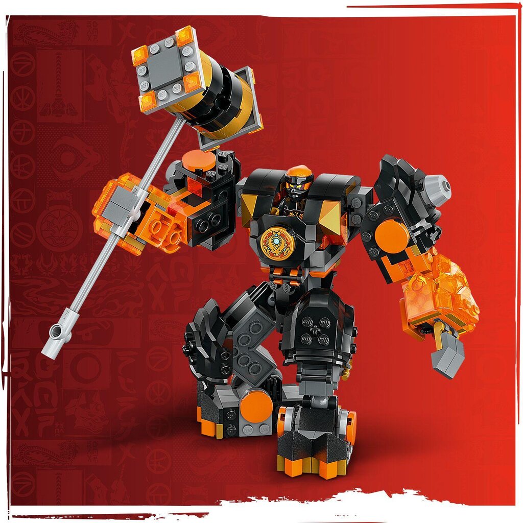 71806 LEGO® Ninjago Cole's Elemental Earth Mech elementaarne maarobot цена и информация | Klotsid ja konstruktorid | kaup24.ee