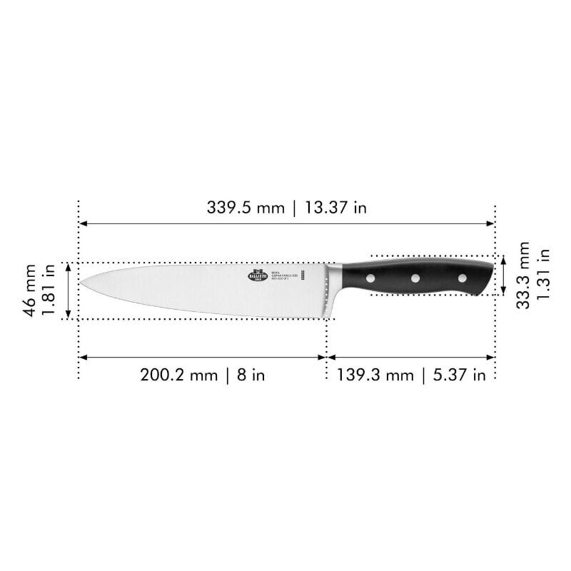 Koka nuga, 20 cm hind ja info | Noad ja tarvikud | kaup24.ee