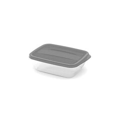 Пищевой контейнер прямоугольный 0,5 л Vedo прозрачный серый цена и информация | Посуда для хранения еды | kaup24.ee