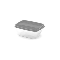 Пищевой контейнер прямоугольный 0,75 л Vedo прозрачный серый цена и информация | Посуда для хранения еды | kaup24.ee