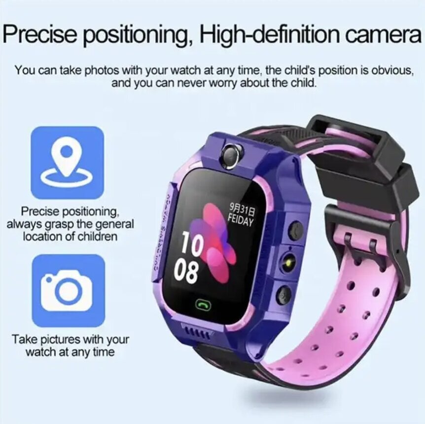 Q19 Purple цена и информация | Nutikellad (smartwatch) | kaup24.ee