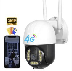 PTZ 360 kraadi CCTV kaamera 4G SIM, OEM цена и информация | Камеры видеонаблюдения | kaup24.ee