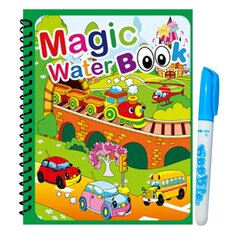 Книжка-раскраска Magic book с водяной ручкой цена и информация | Книжки - раскраски | kaup24.ee