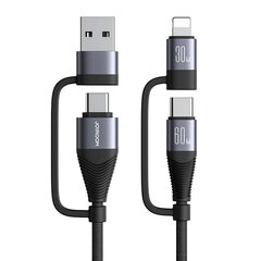 Joyroom USB-C/USB-A/Lightning, 1.2 m цена и информация | Кабели и провода | kaup24.ee