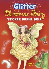 Glitter Christmas Fairy Sticker Paper Doll hind ja info | Väikelaste raamatud | kaup24.ee