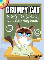 Grumpy Cat Goes to School Mini Coloring Book цена и информация | Книги для малышей | kaup24.ee