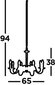 Searchlight rippvalgusti Richmond 1508-8SS цена и информация | Rippvalgustid | kaup24.ee
