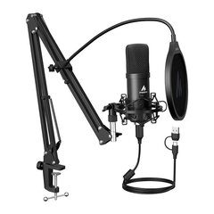 Microphone with stand Maono A04E (black) цена и информация | Микрофоны | kaup24.ee