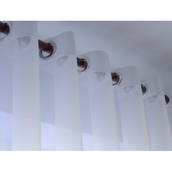 Rõngastega voilettkardinad, valge, 900 x 250 cm hind ja info | Kardinad | kaup24.ee