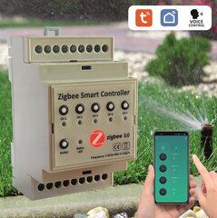 Zigbee kastmisseadme kontroller 5 sektsiooni 24VAC цена и информация | Регуляторы | kaup24.ee