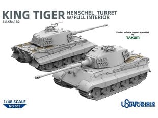 Konstruktor Suyata - King Tiger Henschel Turret w/Full Interior, 1/48, NO005 цена и информация | Конструкторы и кубики | kaup24.ee