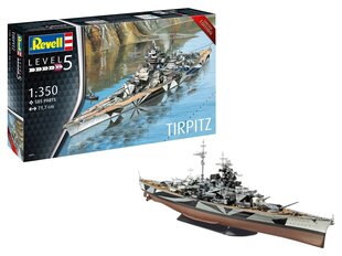 Konstruktor Revell - German Battleship "Tirpitz", 1/350, 05096 hind ja info | Klotsid ja konstruktorid | kaup24.ee