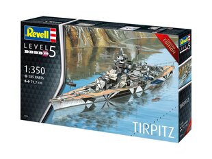 Konstruktor Revell - German Battleship "Tirpitz", 1/350, 05096 цена и информация | Конструкторы и кубики | kaup24.ee
