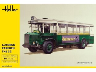 Konstruktor Heller - Autobus Parisien Renault TN6 C2, 1/24, 80789 hind ja info | Klotsid ja konstruktorid | kaup24.ee