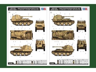 Konstruktor Hobbyboss - Marder III Ausf.M Tank Destroyer Sd.Kfz.138 - Early, 1/35, 80169 hind ja info | Klotsid ja konstruktorid | kaup24.ee