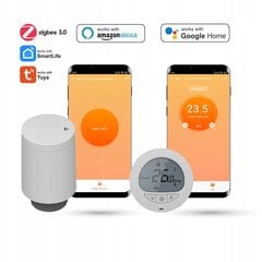 Radiaatori pea eraldi Zigbee Tuya termostaadiga цена и информация | Клапаны для радиаторов | kaup24.ee