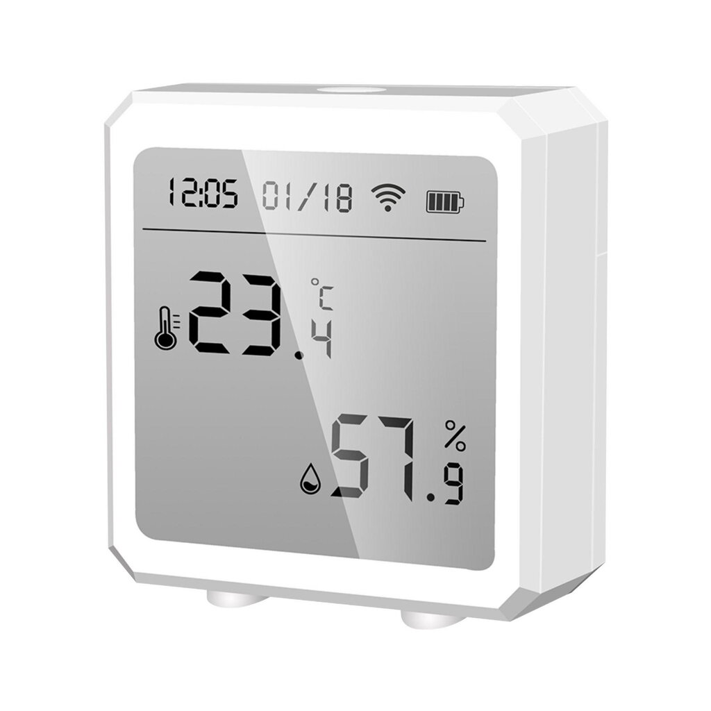 Zigbee temperatuuri ja niiskuse andur TUYA White цена и информация | Andurid, sensorid | kaup24.ee