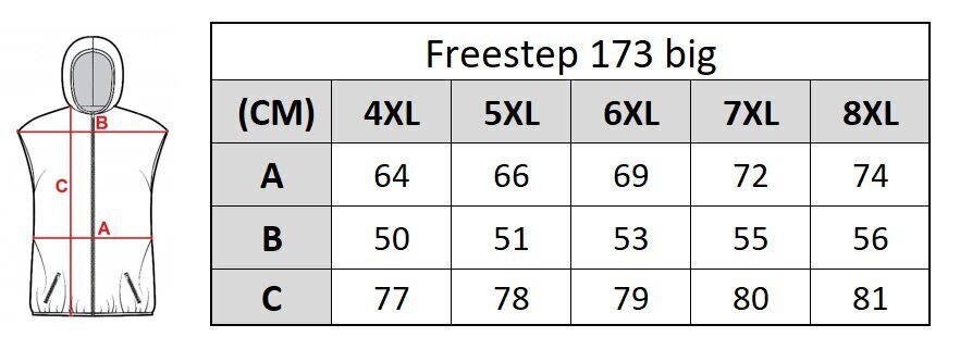 Meeste vest Freestep 173 hind ja info | Meeste vestid | kaup24.ee