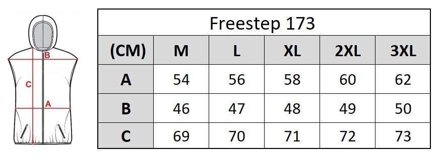 Meeste vest Freestep 174 hind ja info | Meeste vestid | kaup24.ee