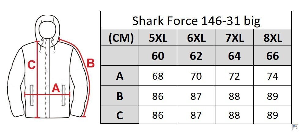 Jope meestele Shark Force 14631 hind ja info | Meeste joped | kaup24.ee