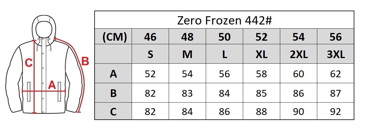 Jope meestele Zero Frozen 442 hind ja info | Meeste joped | kaup24.ee