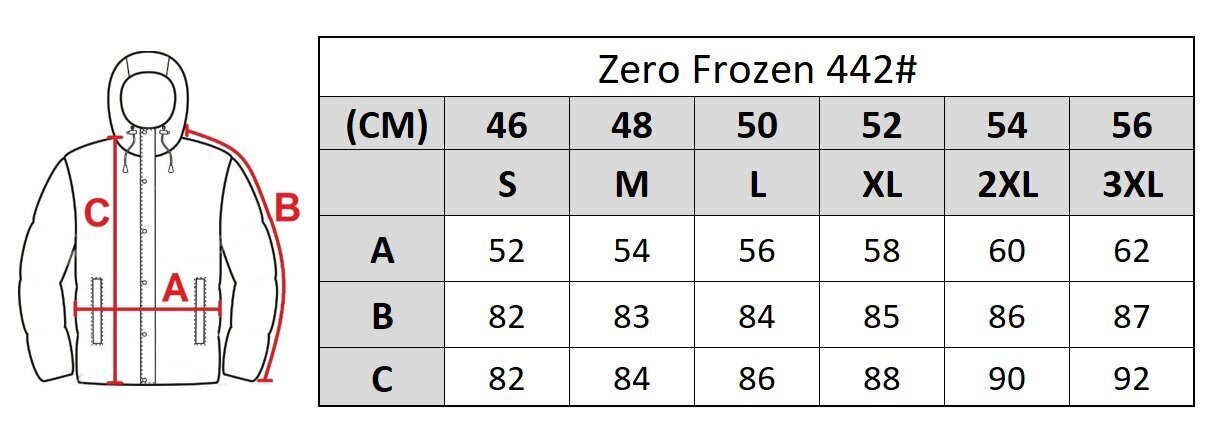 Jope meestele Zero Frozen 442 цена и информация | Meeste joped | kaup24.ee