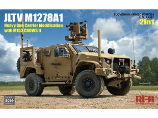 Rye Field Model - JLTV M1278A1 Heavy Gun Carrier Modification with M153 Crows II US Army / Slovenian Armed Forces, 1/35, RFM-5099 цена и информация | Конструкторы и кубики | kaup24.ee