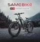 Elektrijalgratas SAMEBIKE RS-A08 Mid-Drive, 26", must hind ja info | Elektrirattad | kaup24.ee