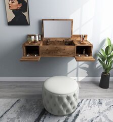 Столик для макияжа Asir, коричневый цена и информация | Туалетные столики | kaup24.ee
