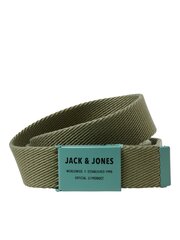 Rihm meestele Jack & Jones 12211083*03, roheline 5715220382199 hind ja info | Meeste vööd | kaup24.ee