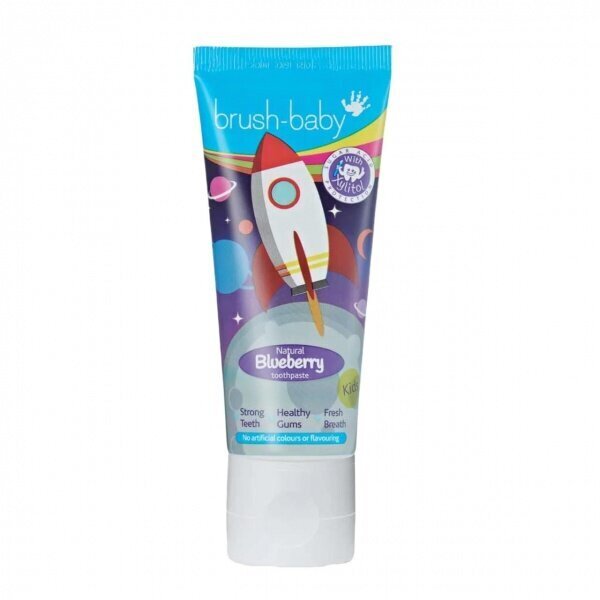 Hambapasta lastele Brush-baby Rocket mustikas, 50ml цена и информация | Suuhügieen | kaup24.ee