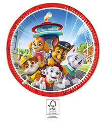 Paw Patrol Rescue Heroes Одноразовые бумажные тарелки  (8 шт) 23 cm FSC цена и информация | Праздничная одноразовая посуда | kaup24.ee