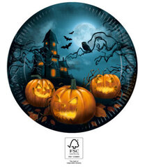 Halloween Sensations Одноразовые бумажные тарелки  (8 шт) 23 cm FSC цена и информация | Праздничная одноразовая посуда | kaup24.ee