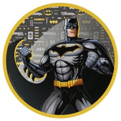 Batman Одноразовые бумажные тарелки  (8 шт) 23 cm цена и информация | Праздничная одноразовая посуда | kaup24.ee