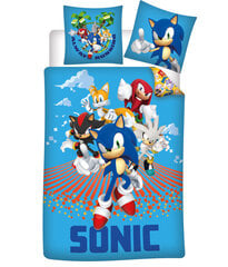 Laste voodipesukomplekt Sonic, 140×200, 3-osaline hind ja info | Beebide ja laste voodipesu | kaup24.ee