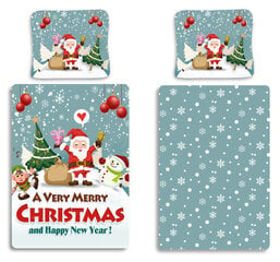 Laste voodipesukomplekt Merry Christmas, 140×200, 2-osaline hind ja info | Beebide ja laste voodipesu | kaup24.ee