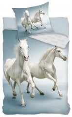 Laste voodipesukomplekt The Horses, 140×200, 2-osaline hind ja info | Beebide ja laste voodipesu | kaup24.ee