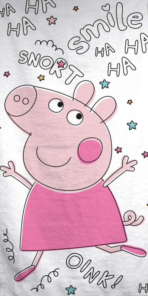 Peppa Pig Snort Rannarätik, 70x140 cm цена и информация | Rätikud, saunalinad | kaup24.ee