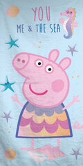 Peppa Pig & the Sea Rannarätik, 70x140 cm hind ja info | Rätikud, saunalinad | kaup24.ee