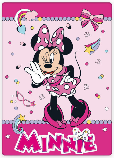 Disney Minnie Funny Polar Pleed, 100x140 cm hind ja info | Voodikatted, pleedid | kaup24.ee