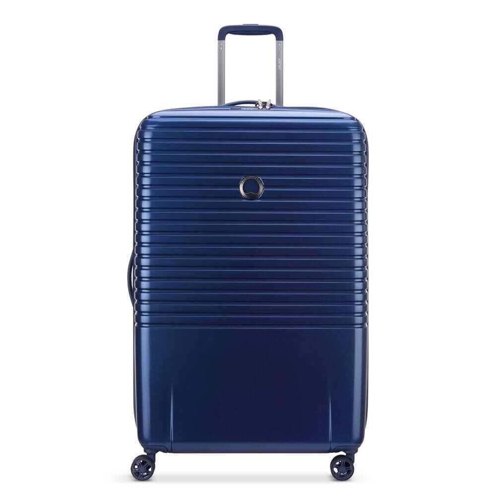 Suur kohver topeltratastega Delsey, 76cm, sinine hind ja info | Kohvrid, reisikotid | kaup24.ee