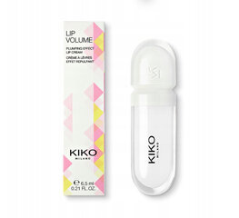 Kiko Milano Lip Volume värvitu huuleläige, 6,5 ml hind ja info | Huulepulgad, -läiked, -palsamid, vaseliin | kaup24.ee